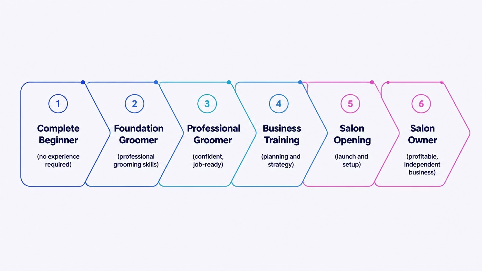 Your path from beginner to salon owner